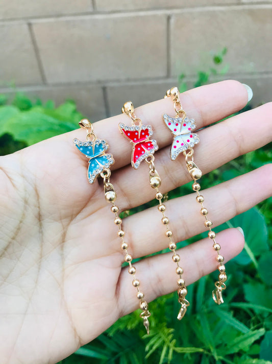 Butterfly Gold toned fashion bracelet